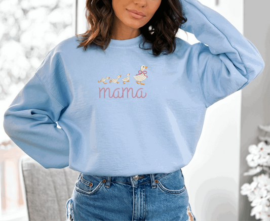 Mama Goose Crew - 3 Gosling (pink thread)